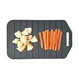 dewdat Küchen Schneidebrett, rutschfest beidseitig, Tragbare Schneidematte, Für Küche Wohnung Esszimmer Wohnheim Tresen Camping Restaurant