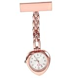 SOIMISS 1Stk Taschenuhr digital Mann automatischer Uhrenbeweger Gesundheitsüberwachung Medical Watch Watches nützliche Schwesternuhr Frauen hängende Uhr Aluminiumgehäuse Golden
