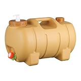 Wasserbehälter für Camping | Wasserbehälter für den Außenbereich, 20 l, mit Hahn, wiederverwendbar, in Schweineform, für Familien, Freunde und Sportler