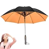 Generisch Kühlschirm mit Ventilator,Sonnenschirm mit eingebautem Ventilator,Kühlender UV -blockierender Regenschirm mit Mister - Reiseschirm mit persönlichem Lüfter zum Wandern, Golfen, Sport