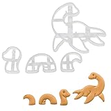 2er Set Loch Ness Ausstechformen (Formen: Loch Ness und 3-teiliges Loch-Ness-Monster), 2 Teile, Bakerlogy