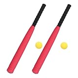 TOYANDONA 2 Sätze Teiliges Eva Baseball Schläger Set mit Ball für Teenager Robustes Outdoor zur Hand Auge koordination Interaktives Sportspiel für Drinnen und Draußen für Aktives und