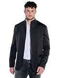 emilio adani Herren Herren Anzug-Sakko Slim fit, 39150, 39150, Schwarz in Größe 46