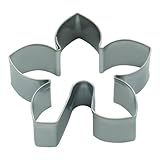 BekkiB - Tassenkekse-Ausstecher 'Blume' - Ausstechform ca. 5,2 x 5,2 cm - Spülmaschinengeeignete Form aus Edelstahl - Plätzchen für den Tassenrand - 881904