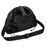 Arroopu Autositz-Reisetasche für Flugzeug – Kordelzug-Design, tragbare Kissen-Tragetasche – Reisezubehör mit verstellbarem Schultergurt für Damen, Herren, Erwachsene, Einzelnes Attribut, Refer to