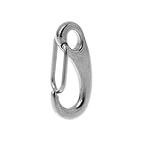 Carabiner Snap Förmiger Haken Edelstahl All In Zum Wandern Und Camping Camping Carabiner GELTE FÜLLEN FÜLLEN Keine Kettencliphaken