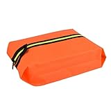 Reisetaschen, Golfschuhbeutel | Turnschuhtaschen | Schuhtaschen mit großer Kapazität Multifunktionaler Staub- und wasserdichter Schuhbeutel für Damen und Herren, Orange, Fare riferimento alla