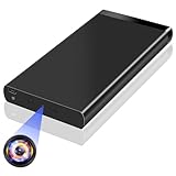 Nisanuki Mini Kamera, 10000mAh Powerbank Kamera, Kleine überwachungskamera Akku 1080P HD, Tragbare Mikro Videokamera mit Schwerkraftsensor Bewegungserkennung und Nachtsicht für Innen/Aussen