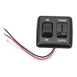 Marhynchus 12V DC -Schalter Dimmerschalter Dimmer -Schalter Rotationsschalter mit Speicherfunktion für LED -Halogen -Glühleuchten Im RV -Auto -LKW -Boot