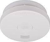 Brennenstuhl Rauchmelder RM L 3100 mit integrierter Batterie (10 Jahres Batterie, geprüft und Zertifiziert nach VDs DIN EN 14604) weiß