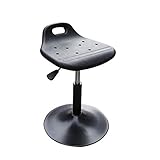 Antistatischer Labor-Arbeitshocker mit höhenverstellbarem Drehsitz, ergonomischer Bürostuhl für Friseurladen, 360° drehbar, Sportsitzbank
