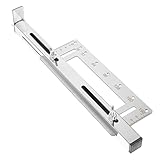 Vaguelly Stempel-locator Rustikale Schrankbeschläge Goldene Schrankbeschläge Schranktürscharnier Schranktürgrifflehre Schrank Regal Stift Montage Arbeitsplatte Rostfreier Stahl Silver