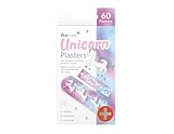 ProPlast MED 5482 Einhorn-Pflaster für Kinder, verschiedene Größen, 60 Stück