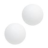 EYEPOWER 2 x Kickerbälle Ø36mm 2er Kickerball Set Tischfussball Tischkicker Ersatzball Turnierball Ball Extra Gripp hart und geräuscharm Weiß