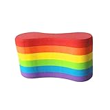 harayaa Pull Buoy Float Trainingshilfe Beine und Hüften Unterstützung für Erwachsene Anfänger, Regenbogen