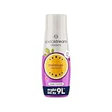SodaStream Zeros Getränkemix, Classic Fruits Range, zuckerfreier Sodasirup für kohlensäurehaltiges aromatisiertes Wasser, 1 x 440 ml Flaschenkasten 9L Getränk, Passionsfruchtgeschmack