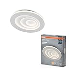 OSRAM ORBIS SPIRAL OVAL LED Deckenleuchte, weiß, 27W, 2400lm, 360mm Durchmesser, sehr homogene Lichtverteilung, indirektes Licht, integriertes LED-Modul, lange Lebensdauer, 3000K