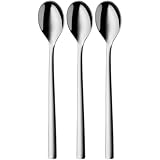 Silit Trend Latte Macchiato Löffel Set 3-teilig, lange Löffel 18,5 cm, Joghurtlöffel, Cromargan Edelstahl poliert, kratzbeständig, rostfrei, spülmaschinengeeignet