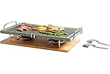 Artesà Naturstein-Grillplatte in Geschenkbox, Marmor, 41,5 x 22 x 15 cm