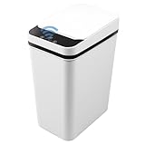 STEEIRO Sensor-Mülleimer, 12 l automatischer Mülleimer, Mülleimer mit Deckel, 3 Modi Mülleimer mit intelligentem Sensor, Küchen-Mülleimer, Papierkorb, kontaktlos, Badezimmer, Büro