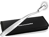 Nervenrad Nadelrad Nervenrädchen Massagerad Nadelroller 1 Rad Rolle mit Etui - Rostfrei