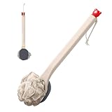 Duschbürste Mit Langem Griff - Bade Rückenbürste Mit Langem Stiel - Doppelseitiger Peelingkörper Für Beine Nacken Schultern Für Damen & Herren Zu Hause Wohnheim Wohnung Nutzbar
