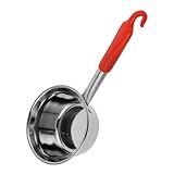 Gatuida Camping Schöpfkelle aus Suppenkelle mit Haken für Outdoor Aktivitäten Vielseitig Einsetzbar für Garten und Camping und Langlebig Zufällige Farbe