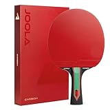 JOOLA Tischtennisschläger RED Carbon Control – Carbon Tischtennisschläger mit Vizon Belägen & Magnetbox