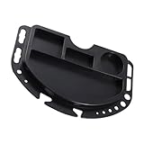 Garneck Fahrrad Reparaturständer Verstellbar aus Rostfreiem Stahl Mountainbike Montageständer für Rennräder und Falträder Schwarzes Wartungsgestell mit Werkzeughalter für Werkstatt und