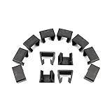 Hyakoz 12 Pieces Rattan Möbel Verbinder Gartenmöbel Verbinder Clips Polyrattan Möbel Clips for Patio Furniture Outdoor Couch Black Connection Clips