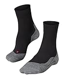 FALKE Damen Laufsocken RU4 Endurance W SO Baumwolle Funktionsmaterial antiblasen 1 Paar, Schwarz (Black-Mix 3010), 39-40