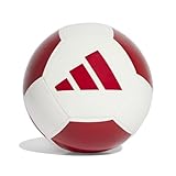 adidas EPP Club Ball, Unisex-Erwachsene Fußball, White/Power red, 5 -