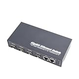 MRNUPLUM 1 STÜCKE Gigabit SFP Medienkonverter 4 SFP zu 2 RJ45 Transceiver 10/100/100 0 Mt Glasfaser-switch