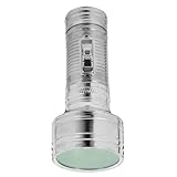 VILLFUL Vintage Taschenlampe Dekoration Old Style Flashlight Form Jahre Retro Ornament Robust Aluminium Tischdeko für Wohnzimmer Wohnzimmerkunst