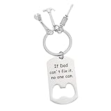 BESPORTBLE Schlüsselanhänger Papa Vater s Werkzeug Schlüsselschmuck Taschenanhänger Tasche Hängend Schmücken Rostfreier Stahl Silver