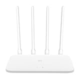 Xiaomi Mi Router 4A, WLAN-Router 867 Mbps mit 5 GHz und 300 Mbps bei 2,4 GHz, 802.11a/b/g/n/ac, 802.3/3u, 64 MB RAM, 4 Antennen, Xiaomi App, bis zu 64 Geräte, Weiß