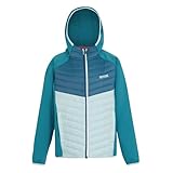 Regatta Mädchen Kids' Kielder Hybrid VIII Jacket Mädchen Kielder VIII Hybrid Wattierter Mantel mit durchgehendem Reißverschluss, Tahoe Blue/Moroccan Blue,