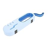 OFFSCH Messerschärfer Schere Elektrowerkzeuge elektrischer Schärfer Schärfwerkzeug electric knife sharpener messerschleifsteine für Cutter Messer polieren Schärfer Abs Blue