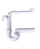 Dallmer Raumspar-Siphon 121 SL, 1½ Zoll x DN 50 superleise, 1 Stück, 040220