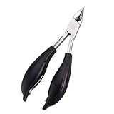 LALADEFIEE Doppelter Frühlingsnagelclipper Aus Edelstahl Scharfe Nagelschere Für Pflege Von Nägeln Und Abgestorbener Haut Hochwertige Nagelzange Schwarz