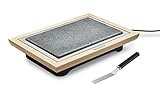 Grill Pierre® Deluxe Rahmen aus hellem Holz + Schaber