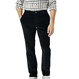Cordhose Herren Stretch Warme Chino Hosen mit Taschen Klassischer Passform Hose Winter Casual Chino Comfort Straight Business Pants Klassisch Geschnittene Hose