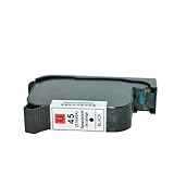 WYNAnGAI Kompatibler Tintenstrahlplotter Kompatibel mit den CAD-Druck mit 45 schwarzen Tintenpatronen zum Flachstrahlschneiden und Plotten von Kleidung(1 PCS Black)