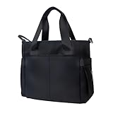 Kosmetik Taschen Damen Mit Namen Capacity Mom Bag Fashion Single Shoulder Baby Go Out Mother And Baby Bag Wolle Für Taschen Häkeln (Black, One Size)