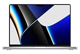 Apple MacBook Pro 2021 mit Apple M1 Max Chip mit 10CPU&24GPU (14-Zoll, 32GB RAM, 512GB SSD Kapazität) (QWERTZ German) Silber (Generalüberholt)