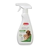 BEAPHAR - Zecken- Und Flohschutz Spray Für Hunde Und Katzen Ab 12 Wochen - Sofortwirkung - 7 Tage Schutz Vor Zecken, Flöhen und Mücken - Sofortschutz - Einfach Aufsprühen und Hund Schützen - 500 ml