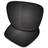 SAUCER Premium Ersatzgläser kompatibel mit Costa Del Mar Panga 06S9037 Sonnenbrille High Defense - Carbon Black Polarisiert