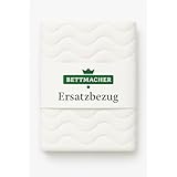 Bettmacher Matratzenbezug 90x200cm 15-20 cm Höhe waschbar 60°C OEKOTex Reißverschluss Mikrofaser Matratzen Ersatzbezug 90 x 200 cm