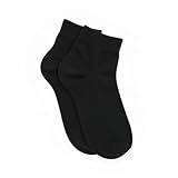 Mendi Textilwaren Bambus Sneaker Socken Herren Damen 40-42 43-45, Atmungsaktiv, Anti Geruch, Antibakterielle Kurze Bambussocken (DE/NL/SE/PL, Numerisch, 43, 45, Regular, Kurz, 12, Schwarz)