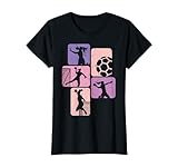 Handball Retro Handballerin für Handballspielerin Mädchen T-Shirt
